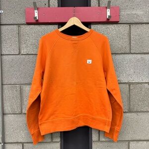 Acne Bright Orange Crewneck Sweater